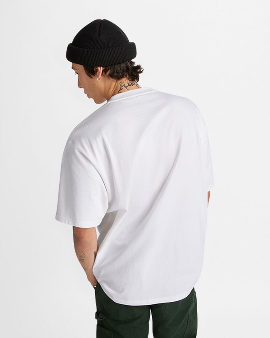 Men's Converse Cloud Pocket Graphic T-Shirts White | AU 5C634D